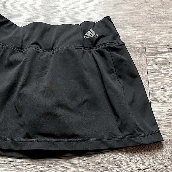 ADIDAS (NWOT) • Climalite Mini Skirt / Skort • Size Small • Black - Picture 7 of 15